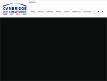 Tablet Screenshot of cambridge-hr.com
